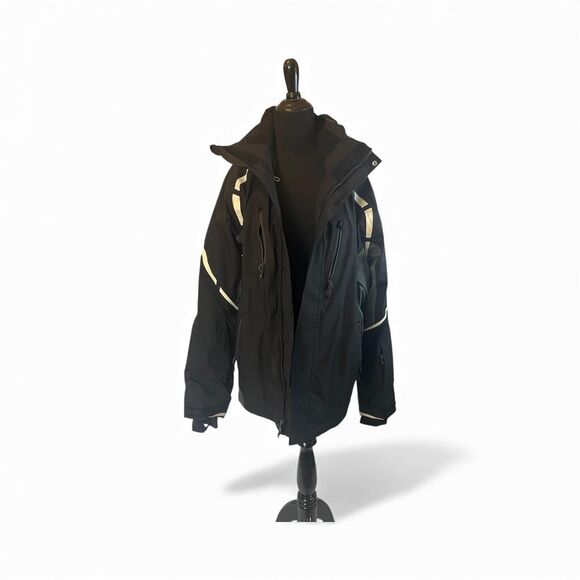 Rossignol Men's Black and Green Coat size M - Picture 1 of 6